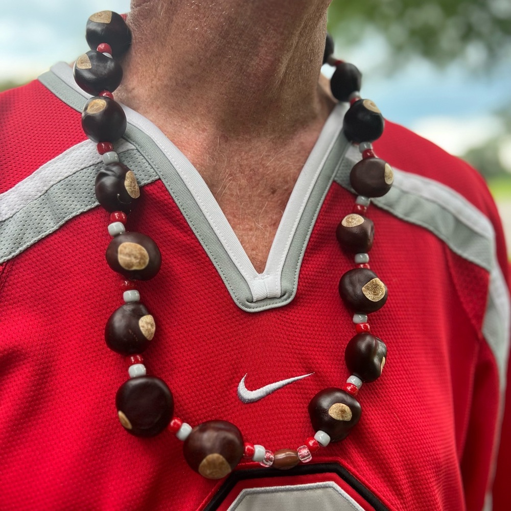 Handmade Real Buckeye Necklace